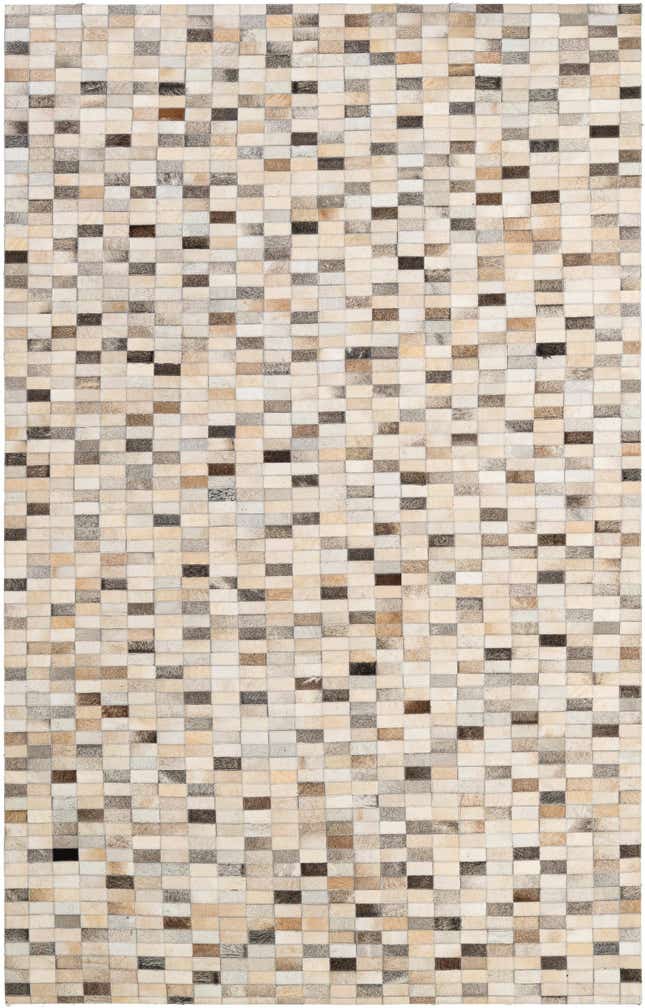 5' 1 x 8' 1 Cowhide - Patchwork Rug