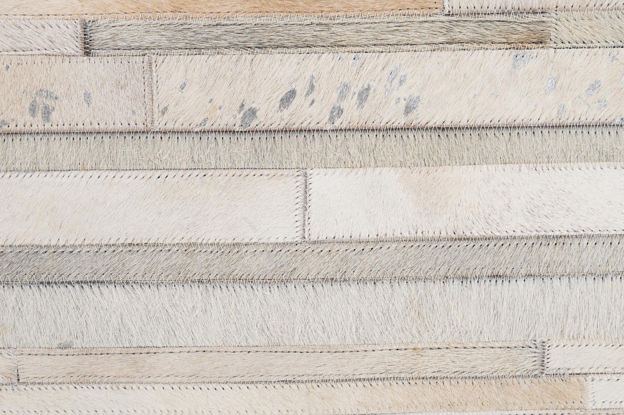 5' 2 x 8' 1 Cowhide - Patchwork Rug