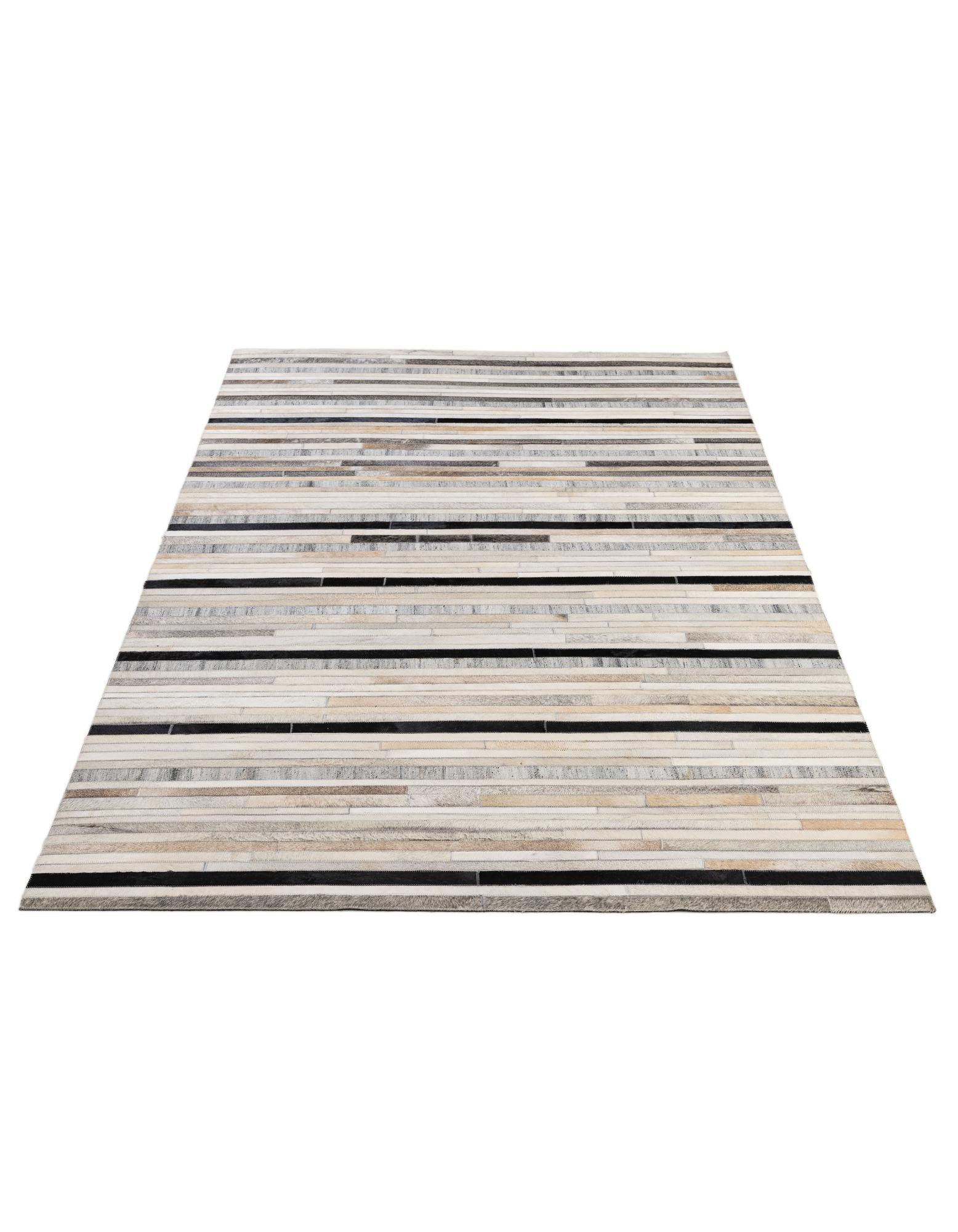 5' 1 x 8' 1 Cowhide - Patchwork Rug