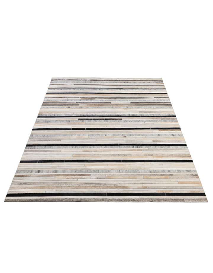 5' 1 x 8' 1 Cowhide - Patchwork Rug