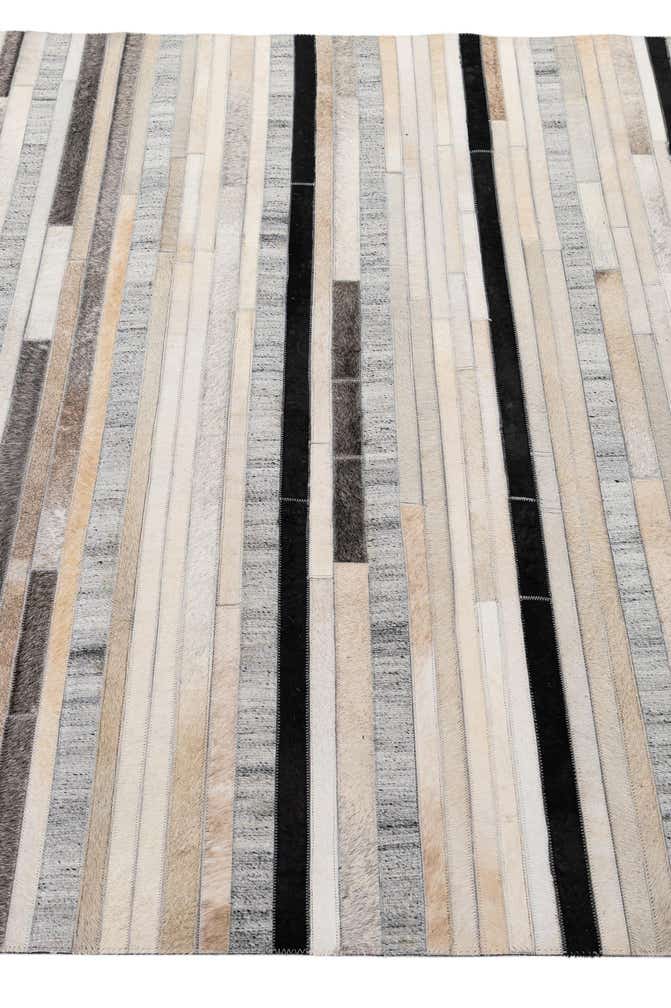 5' 1 x 8' 1 Cowhide - Patchwork Rug