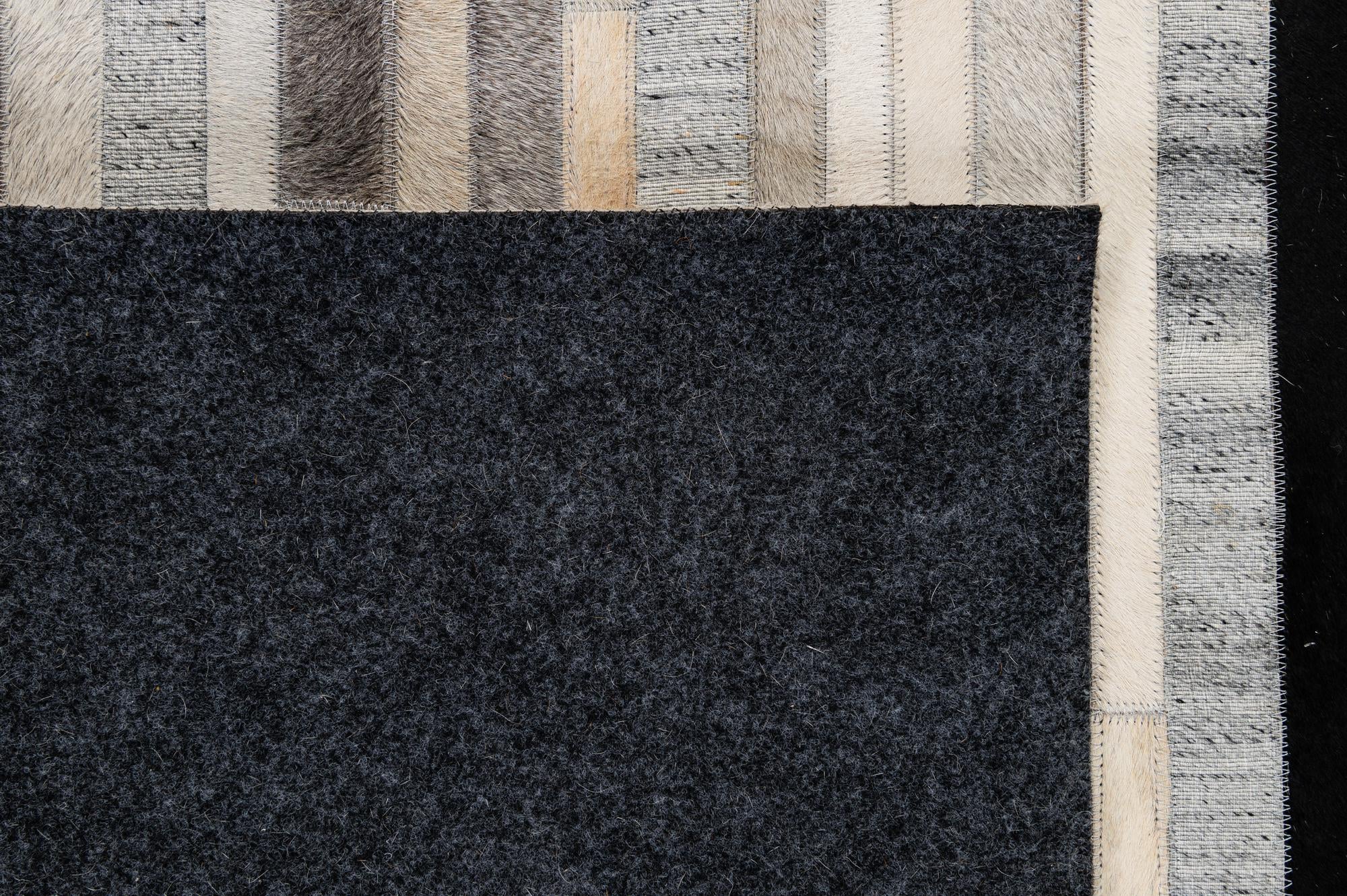 5' 1 x 8' 1 Cowhide - Patchwork Rug