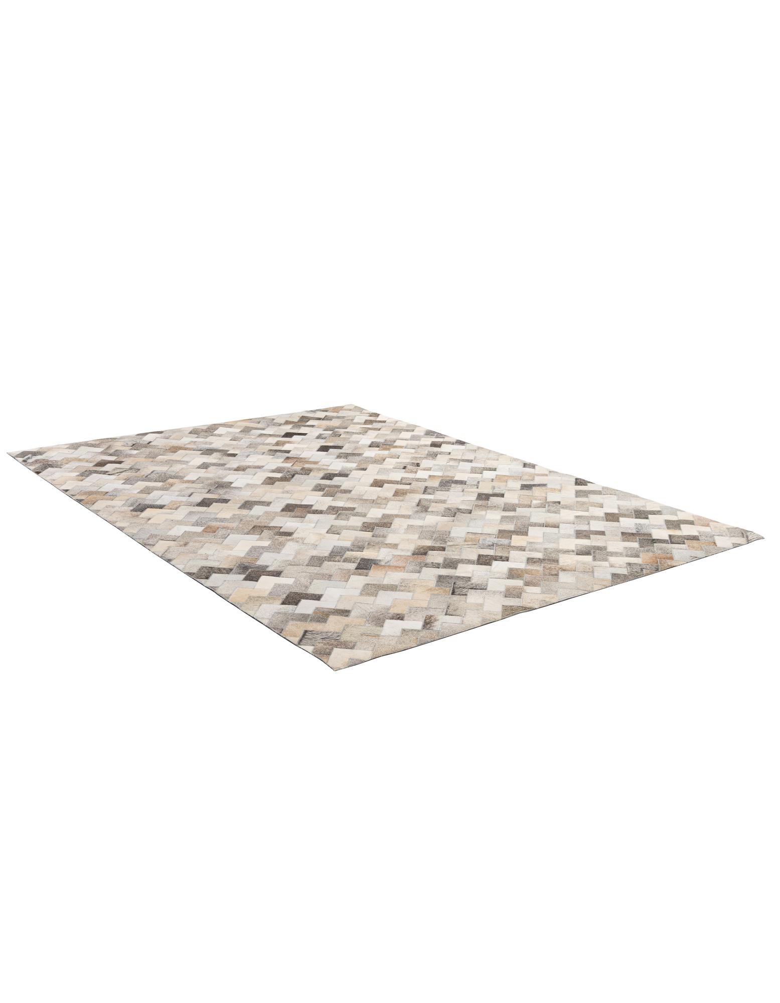 5' 7 x 7' 10 Cowhide - Patchwork Rug
