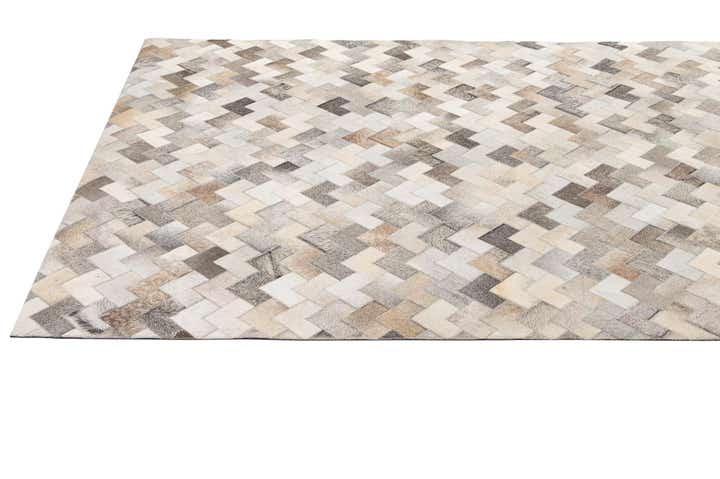 5' 7 x 7' 10 Cowhide - Patchwork Rug