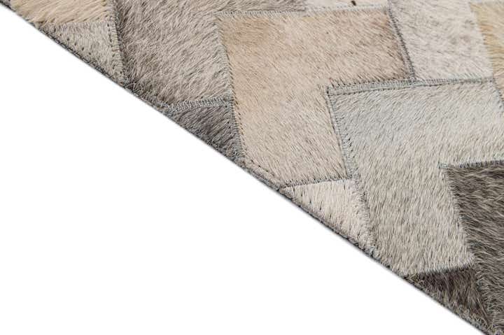 5' 7 x 7' 10 Cowhide - Patchwork Rug