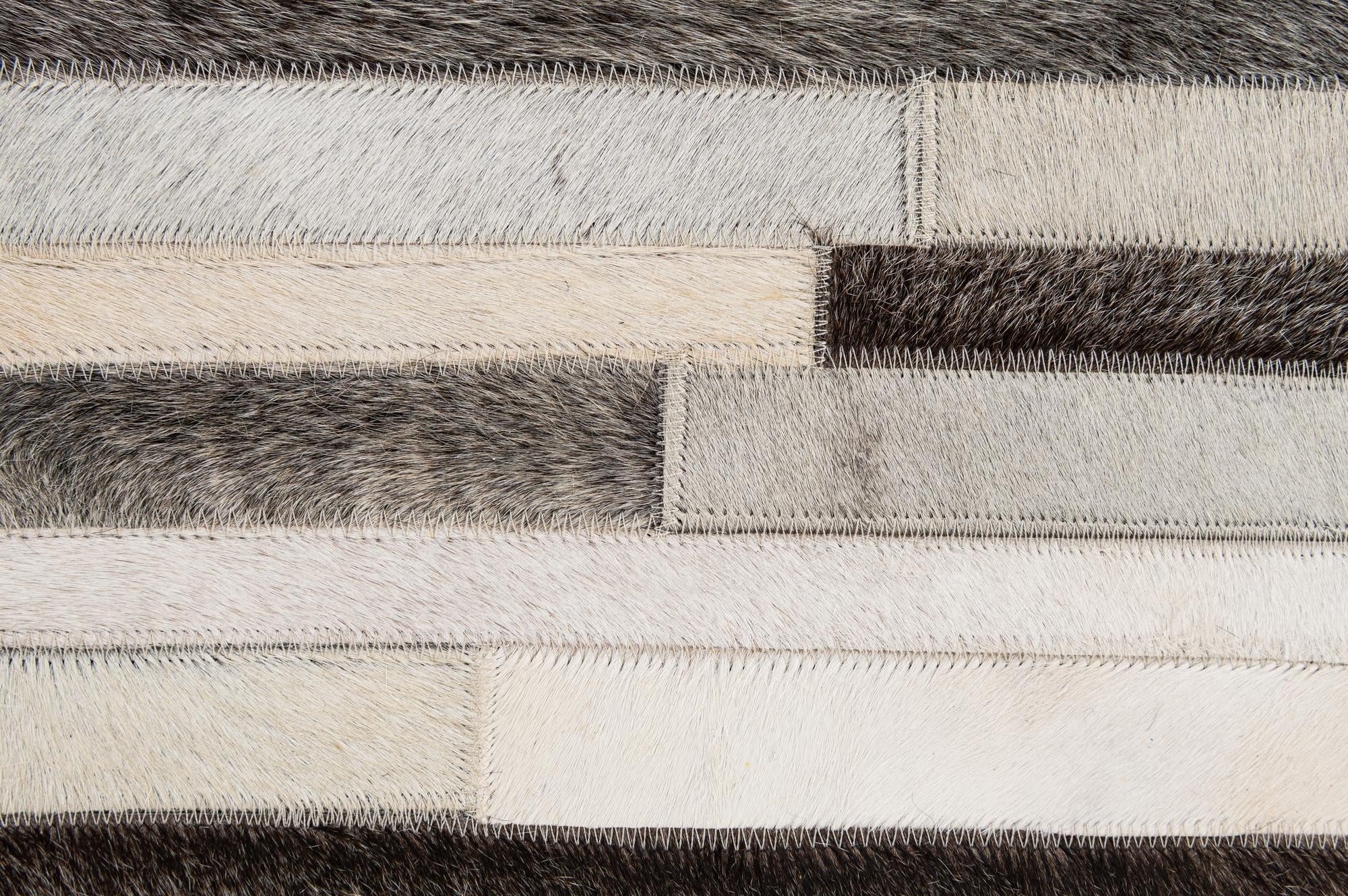 5' 2 x 8' Cowhide - Patchwork Rug