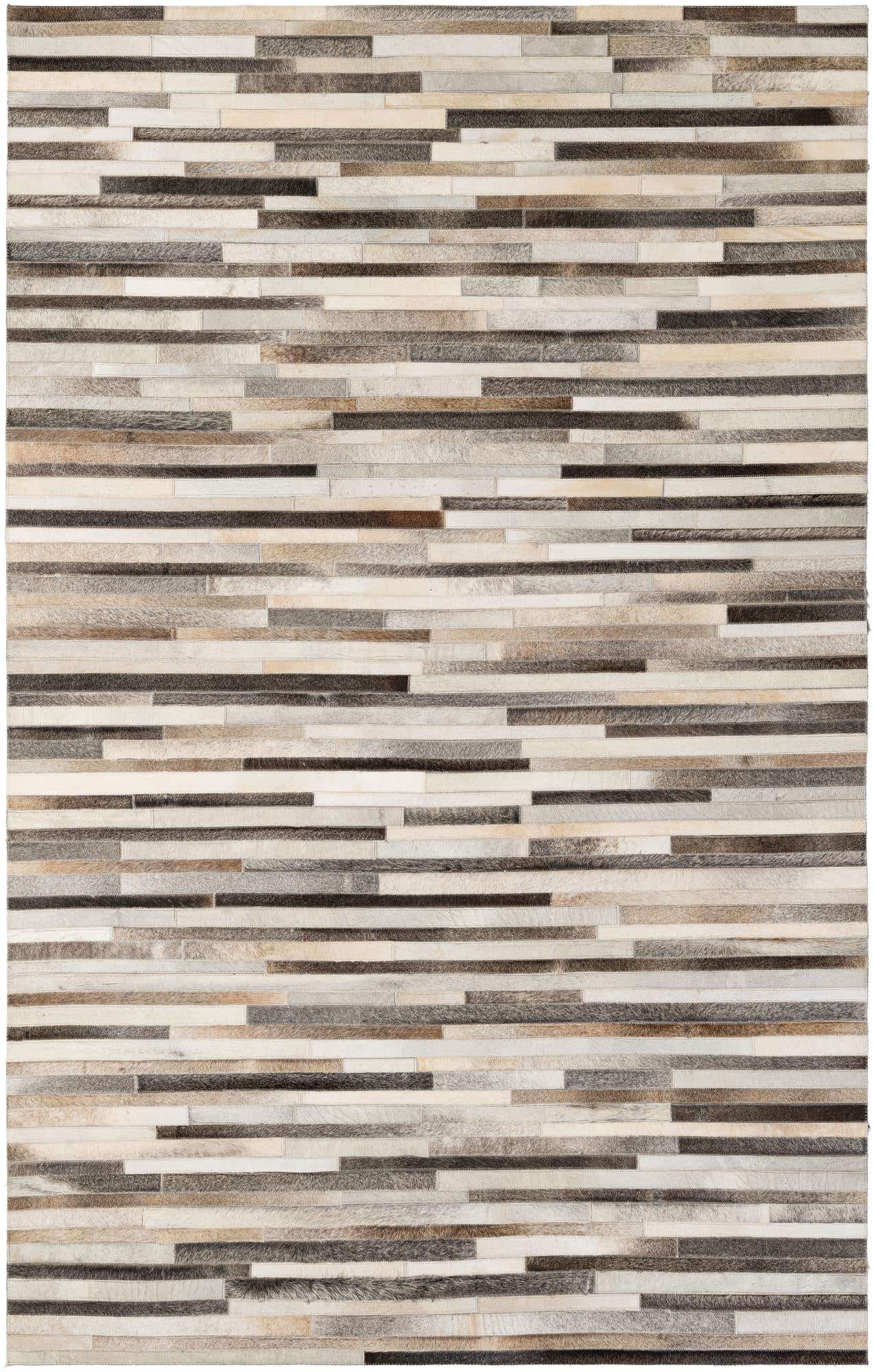 5' 2 x 8' Cowhide - Patchwork Rug