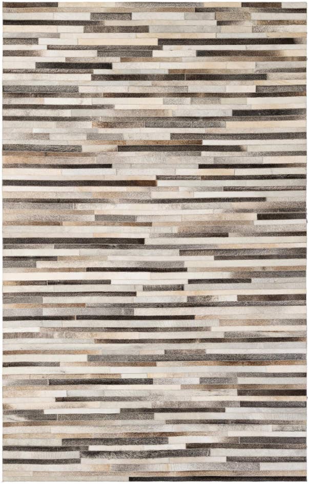 Detail image of 5' 2 x 8' Cowhide - Patchwork Rug