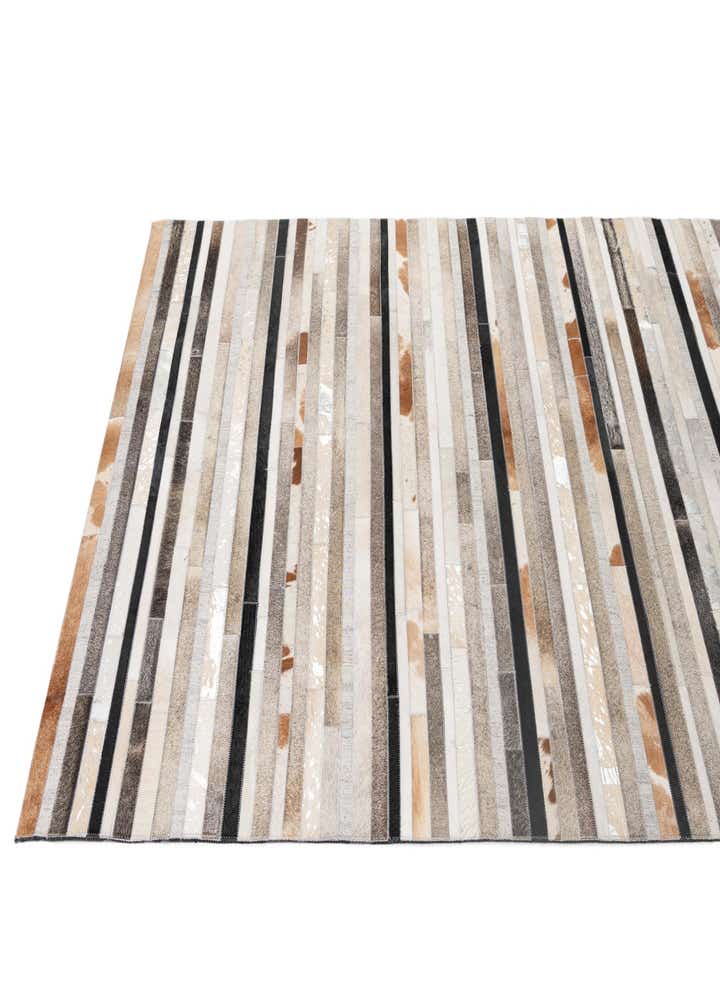 5' 1 x 8' 1 Cowhide - Patchwork Rug