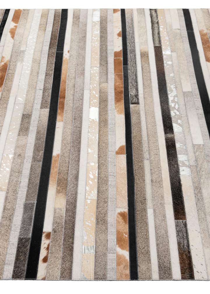 5' 1 x 8' 1 Cowhide - Patchwork Rug