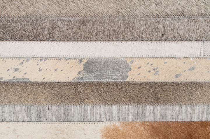 5' 1 x 8' 1 Cowhide - Patchwork Rug
