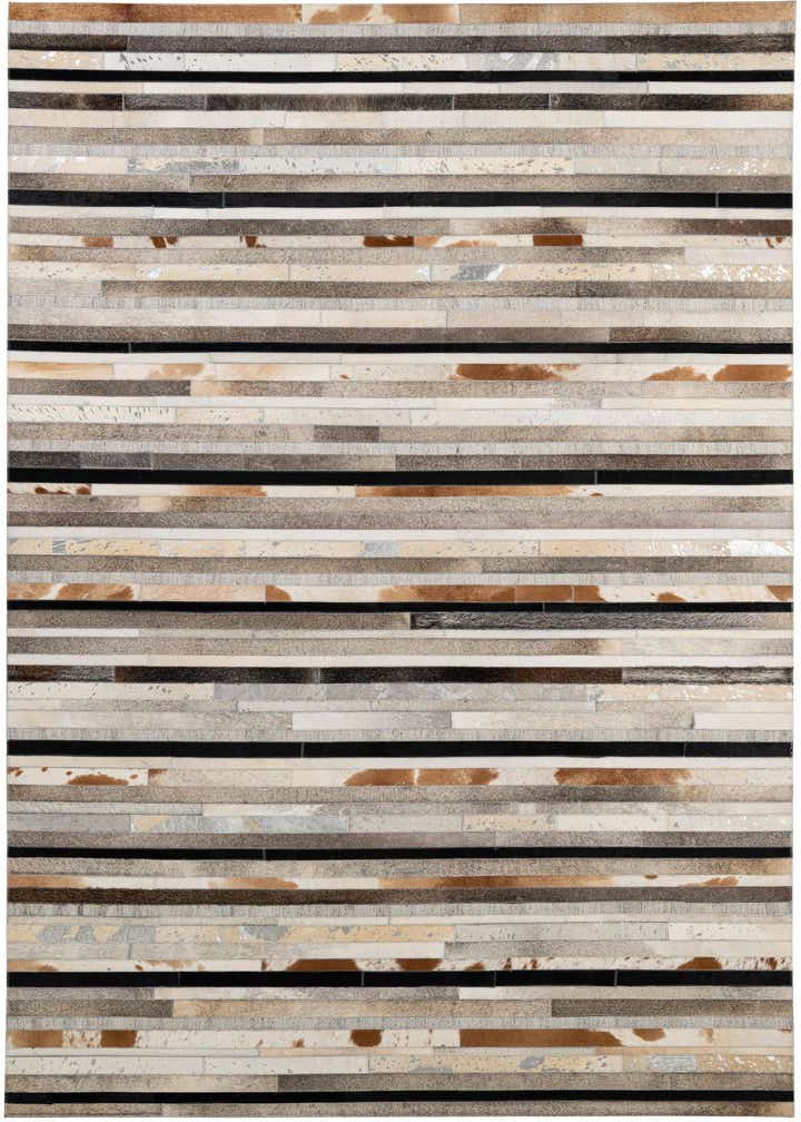 5' 1 x 8' 1 Cowhide - Patchwork Rug
