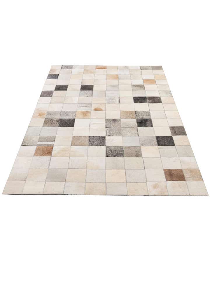 5' 1 x 7' 10 Cowhide - Patchwork Rug