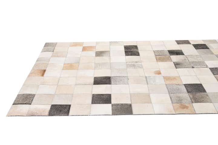 5' 1 x 7' 10 Cowhide - Patchwork Rug
