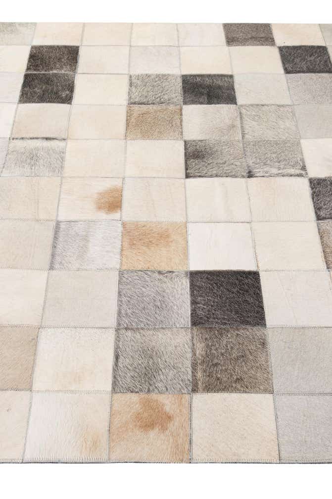 5' 1 x 7' 10 Cowhide - Patchwork Rug