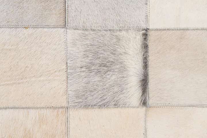 5' 1 x 7' 10 Cowhide - Patchwork Rug