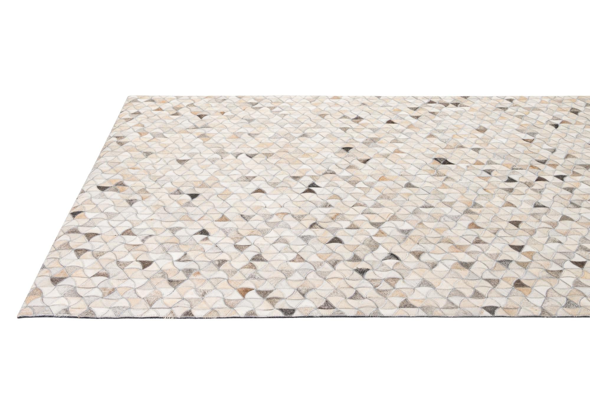 5' x 8' Cowhide - Patchwork Rug