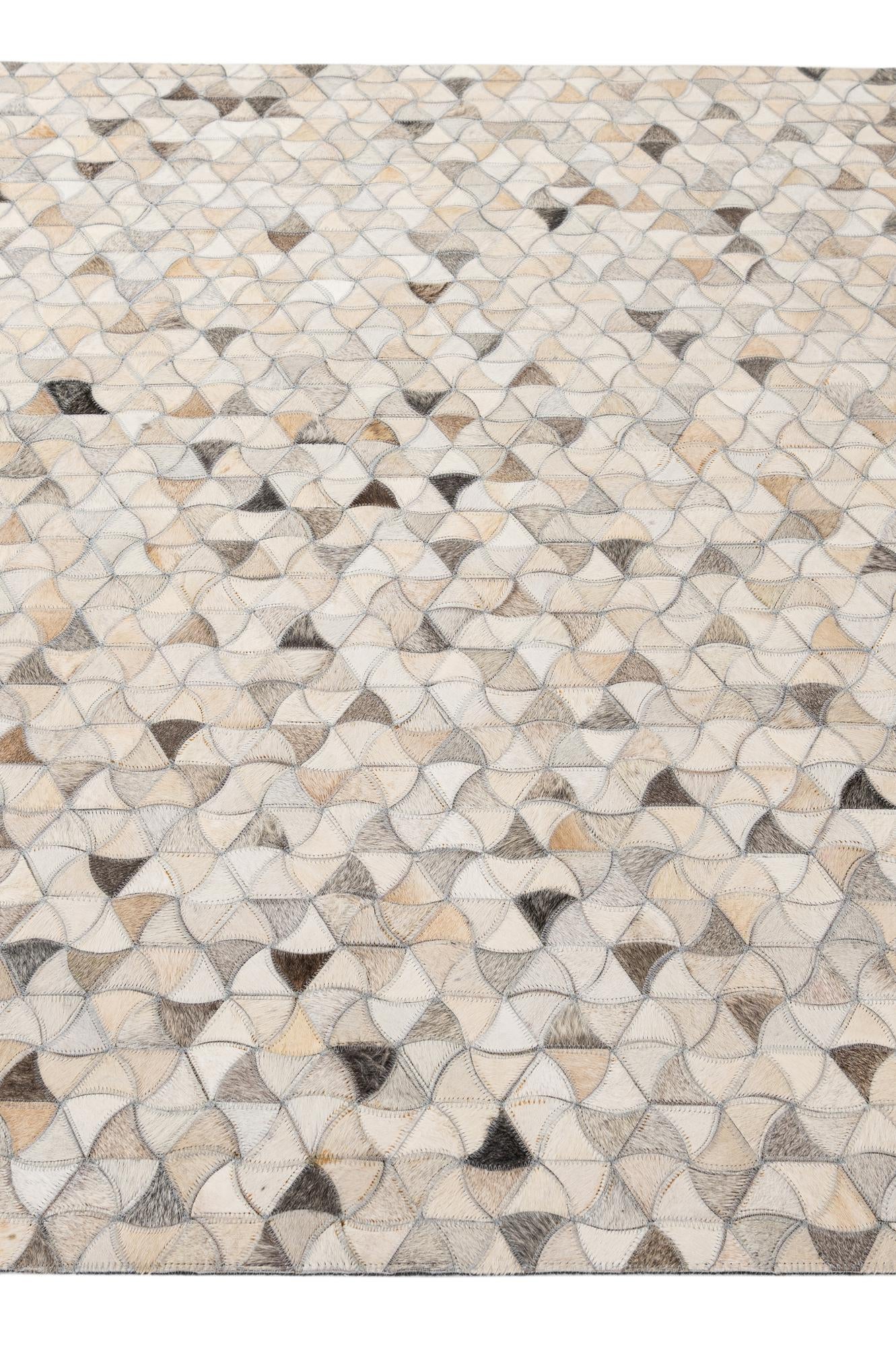 5' x 8' Cowhide - Patchwork Rug