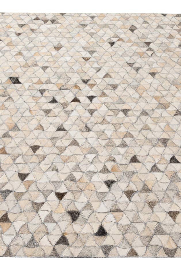 Detail image of 5' x 8' Cowhide - Patchwork Rug