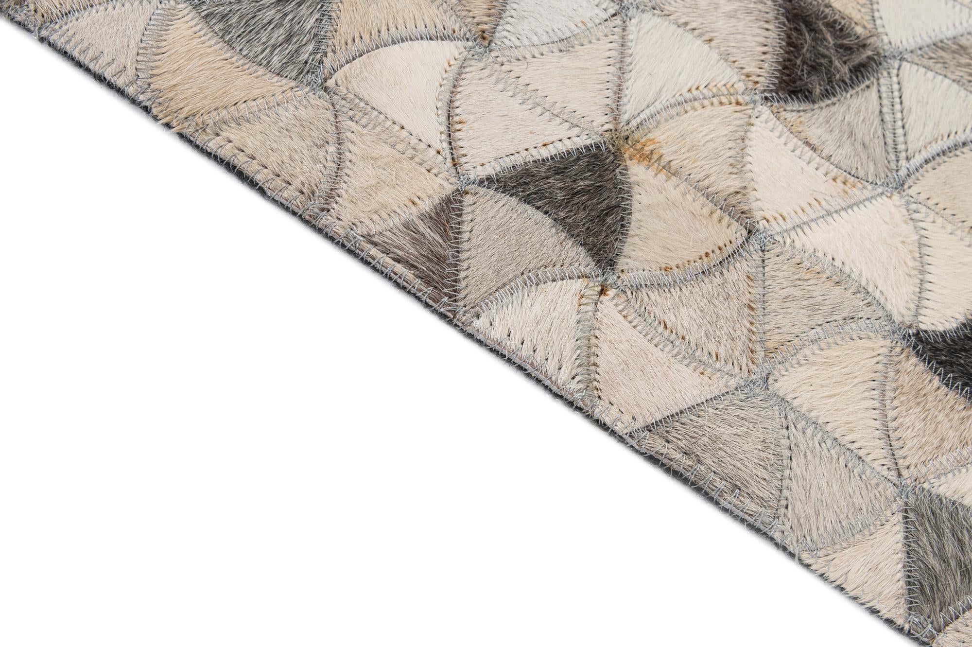 5' x 8' Cowhide - Patchwork Rug