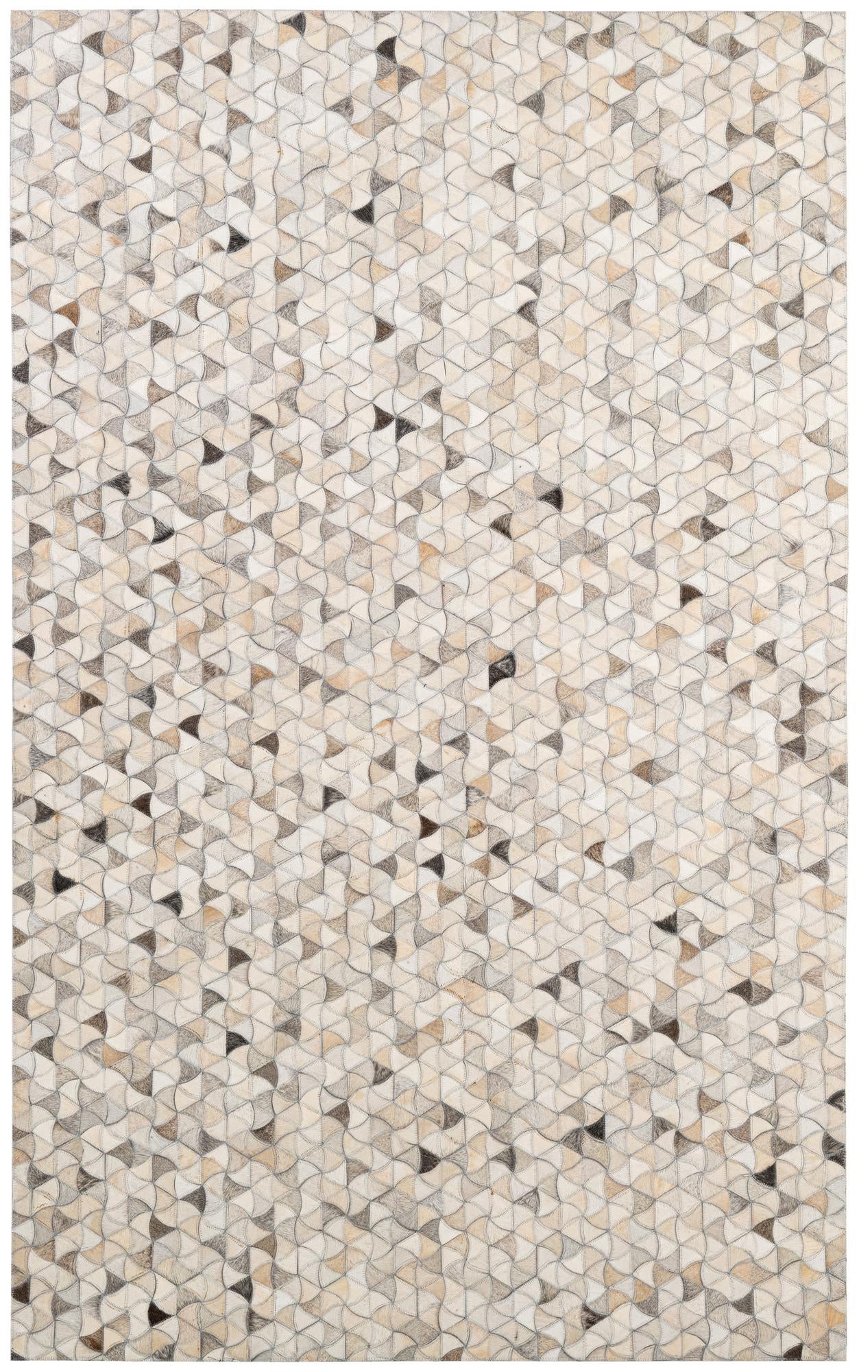 5' x 8' Cowhide - Patchwork Rug