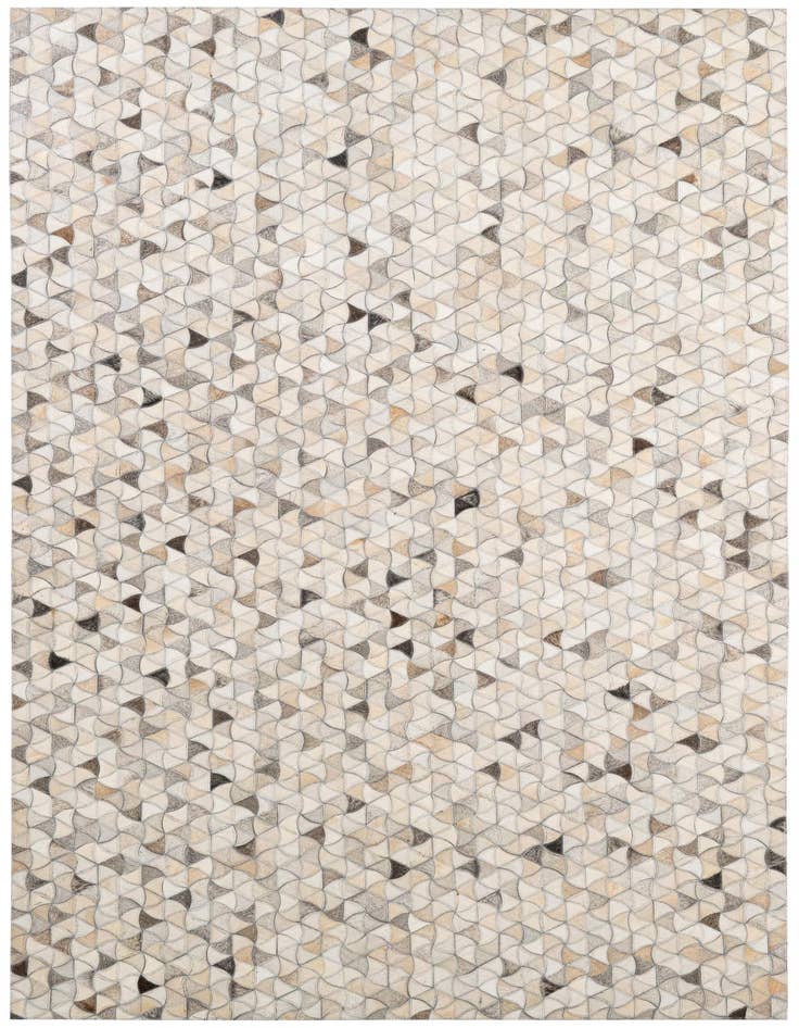 Detail image of 5' x 8' Cowhide - Patchwork Rug