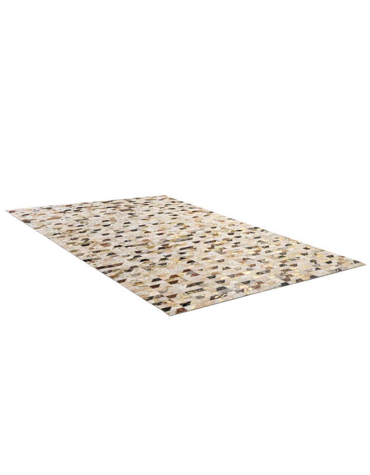 5' 2 x 7' 11 Cowhide - Patchwork Rug