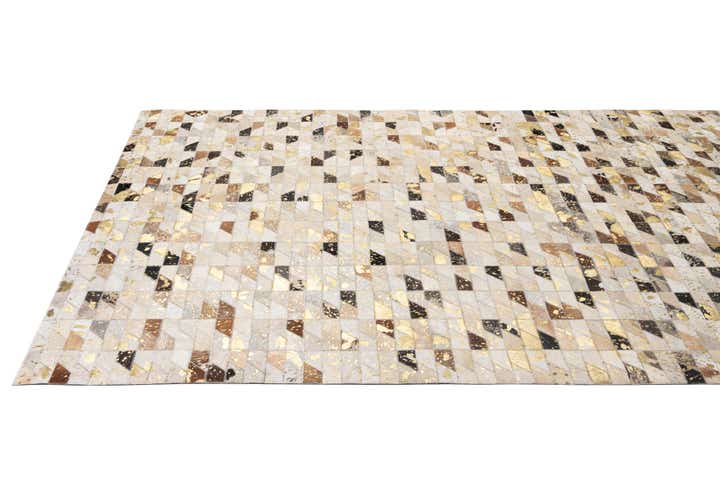 5' 2 x 7' 11 Cowhide - Patchwork Rug
