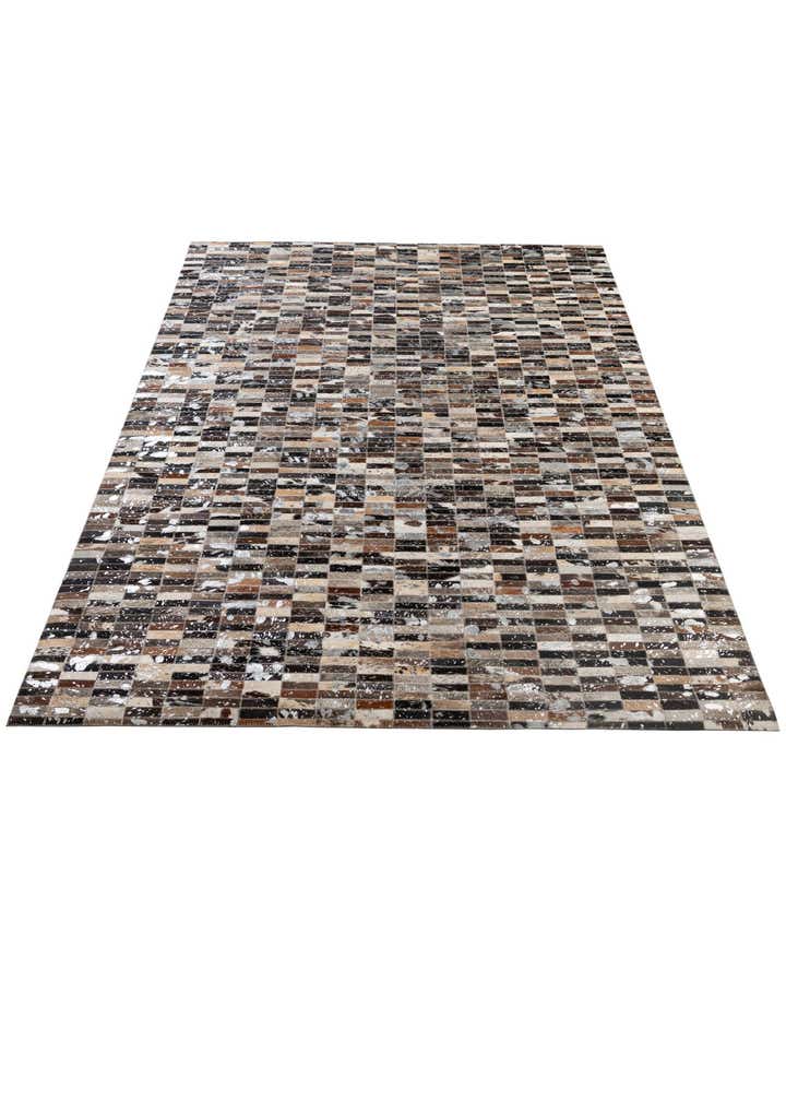 5' 1 x 8' Cowhide - Patchwork Rug