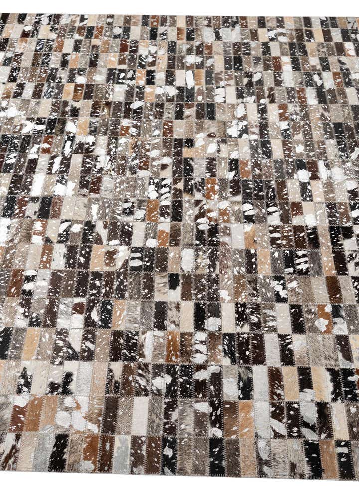 5' 1 x 8' Cowhide - Patchwork Rug