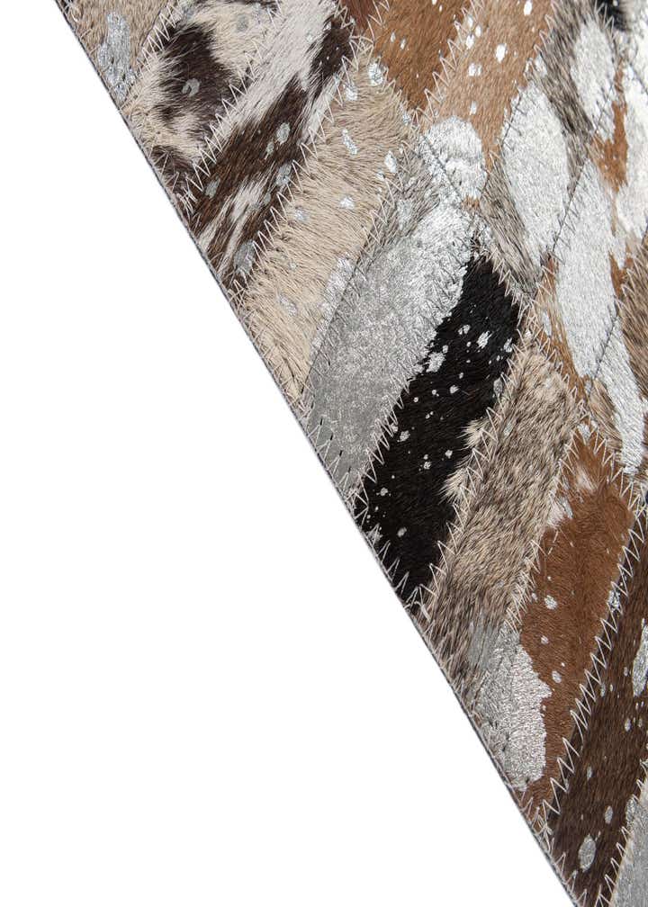 5' 1 x 8' Cowhide - Patchwork Rug