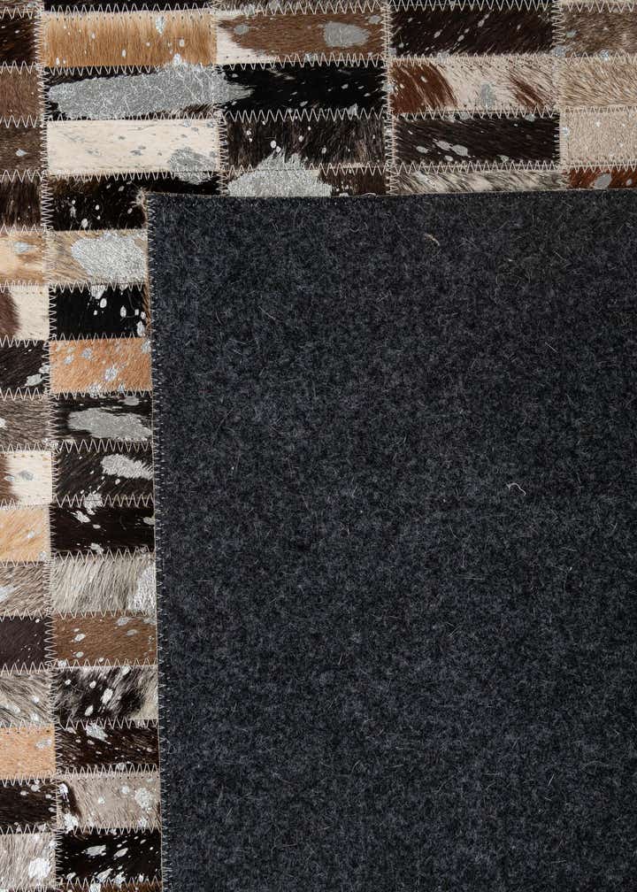 5' 1 x 8' Cowhide - Patchwork Rug