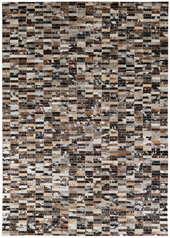 5' 1 x 8' Cowhide - Patchwork Rug