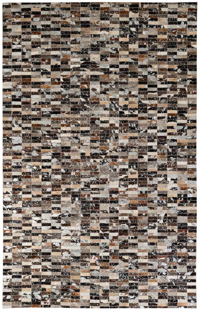 5' 1 x 8' Cowhide - Patchwork Rug