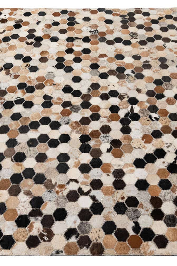 5' 1 x 7' 11 Cowhide - Patchwork Rug