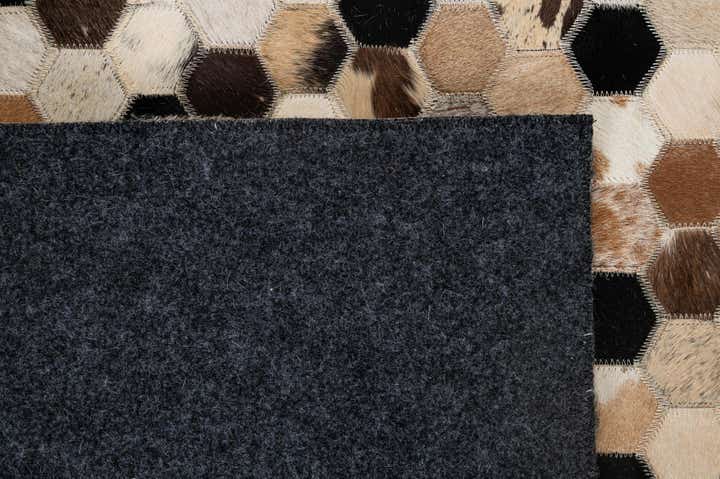 5' 1 x 7' 11 Cowhide - Patchwork Rug
