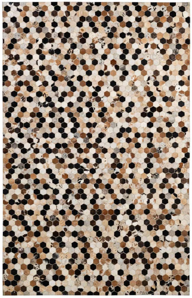 5' 1 x 7' 11 Cowhide - Patchwork Rug