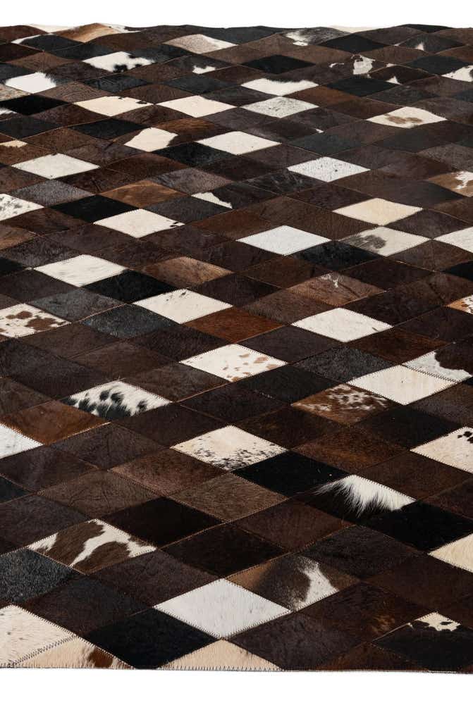 5' 9 x 8' 1 Cowhide - Patchwork Rug