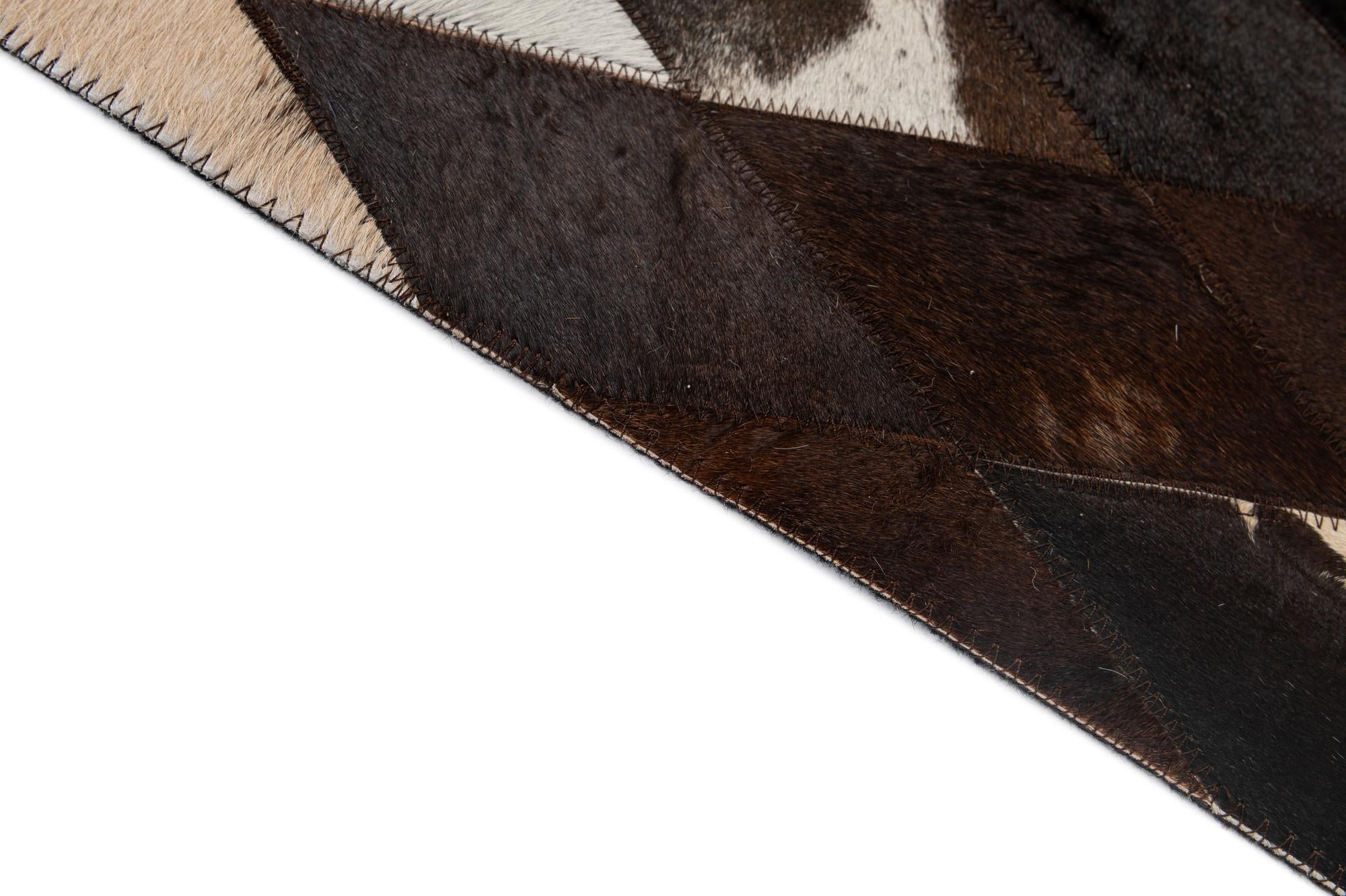 5' 9 x 8' 1 Cowhide - Patchwork Rug