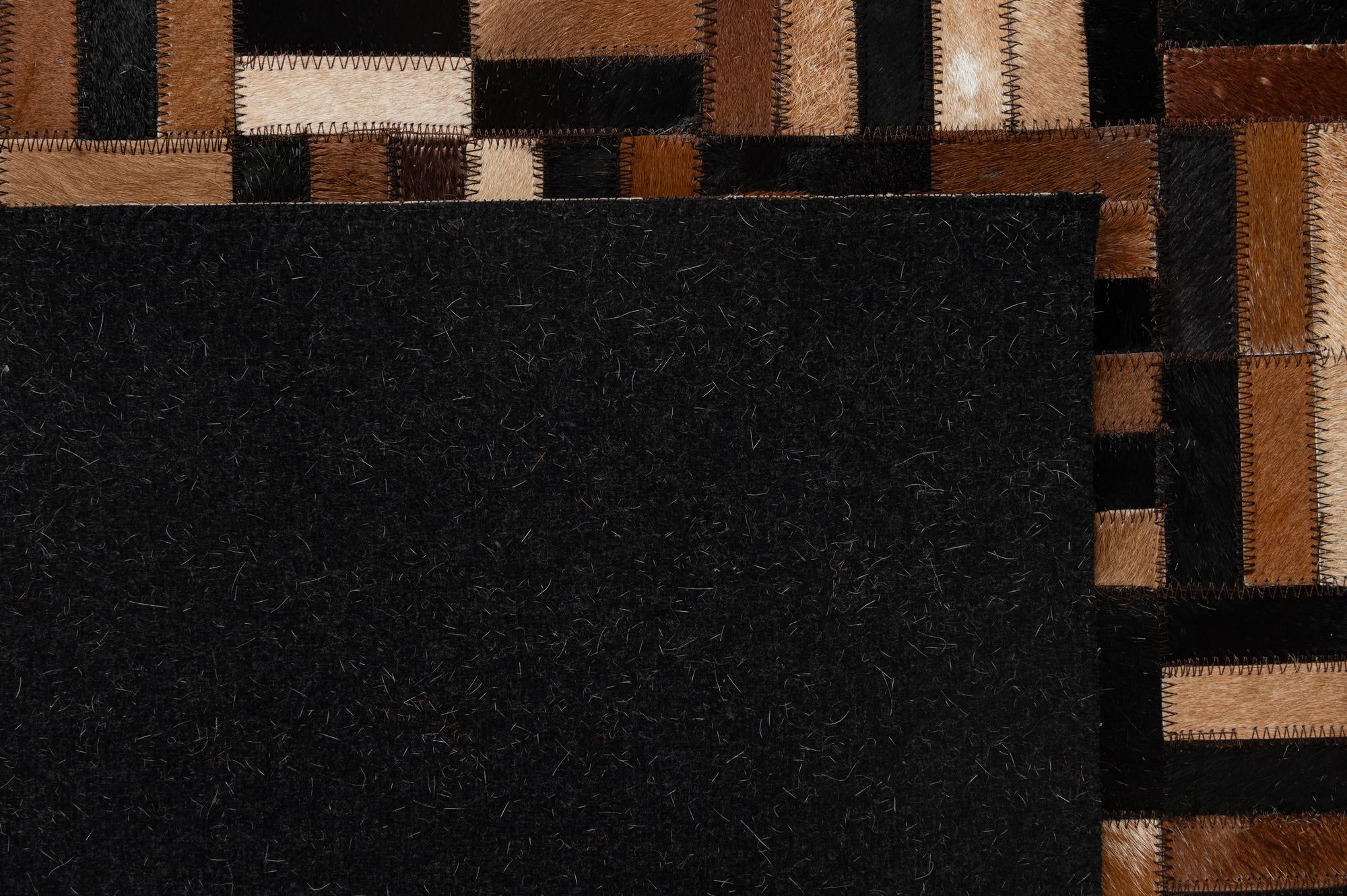 4' 11 x 7' 11 Cowhide - Patchwork Rug