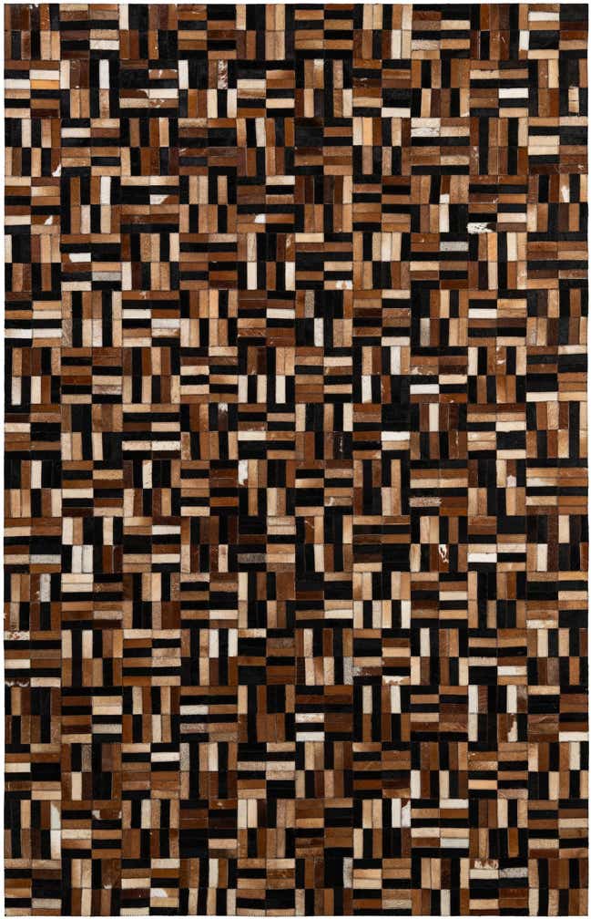 4' 11 x 7' 11 Cowhide - Patchwork Rug