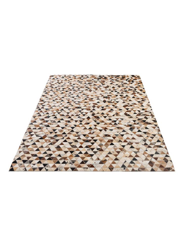Detail image of 5' 1 x 7' 11 Cowhide - Patchwork Rug
