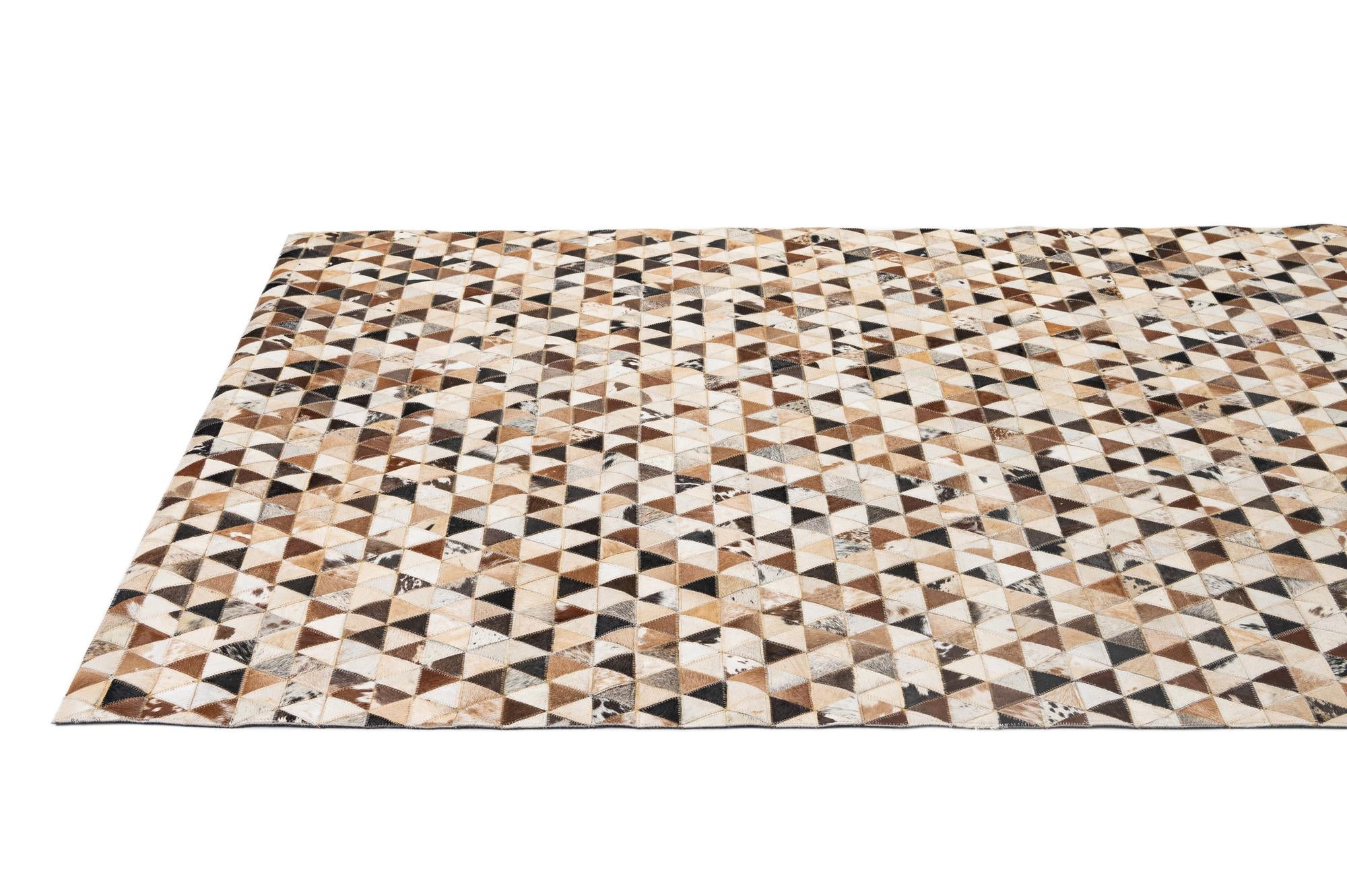 5' 1 x 7' 11 Cowhide - Patchwork Rug