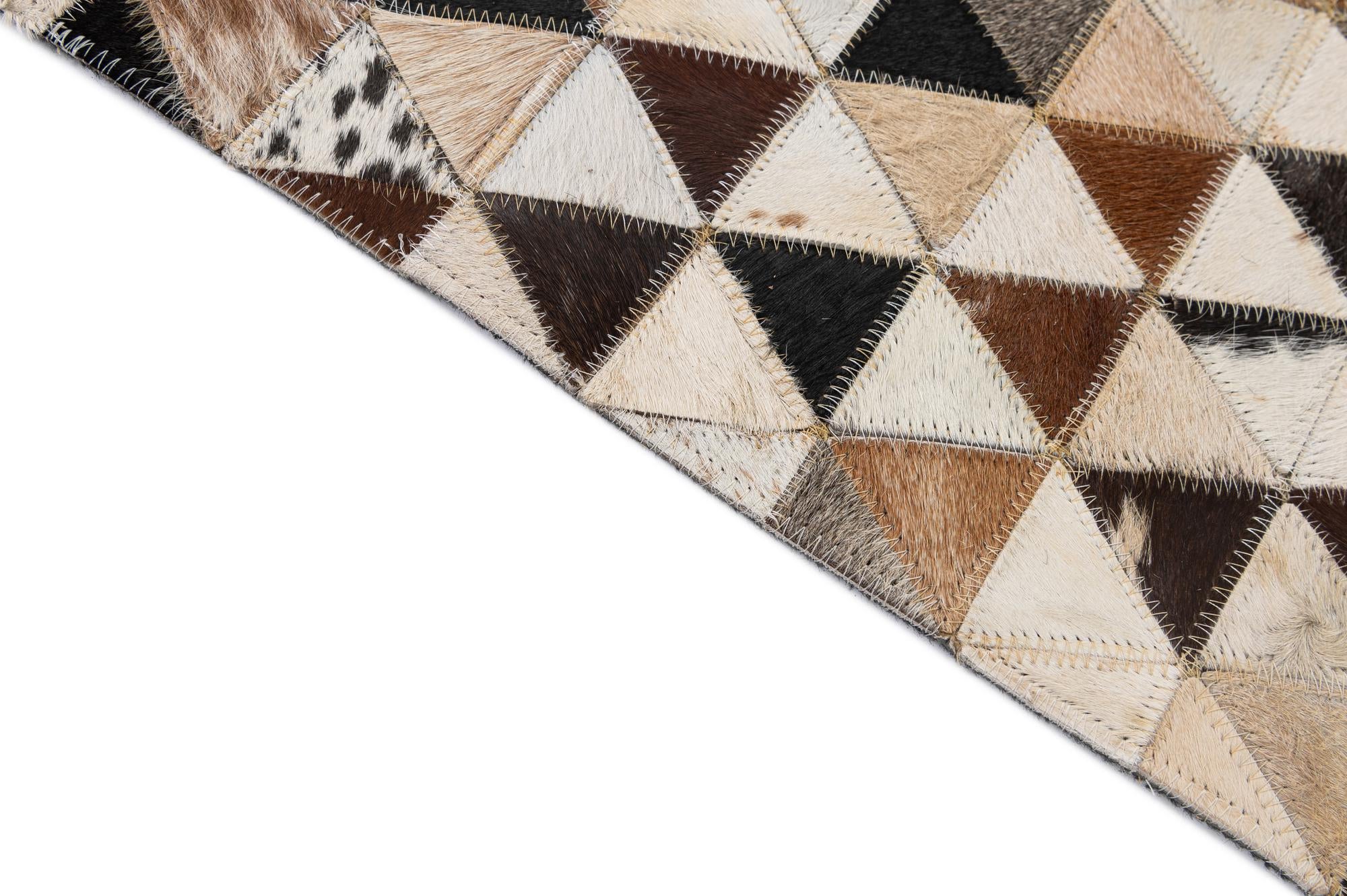 5' 1 x 7' 11 Cowhide - Patchwork Rug
