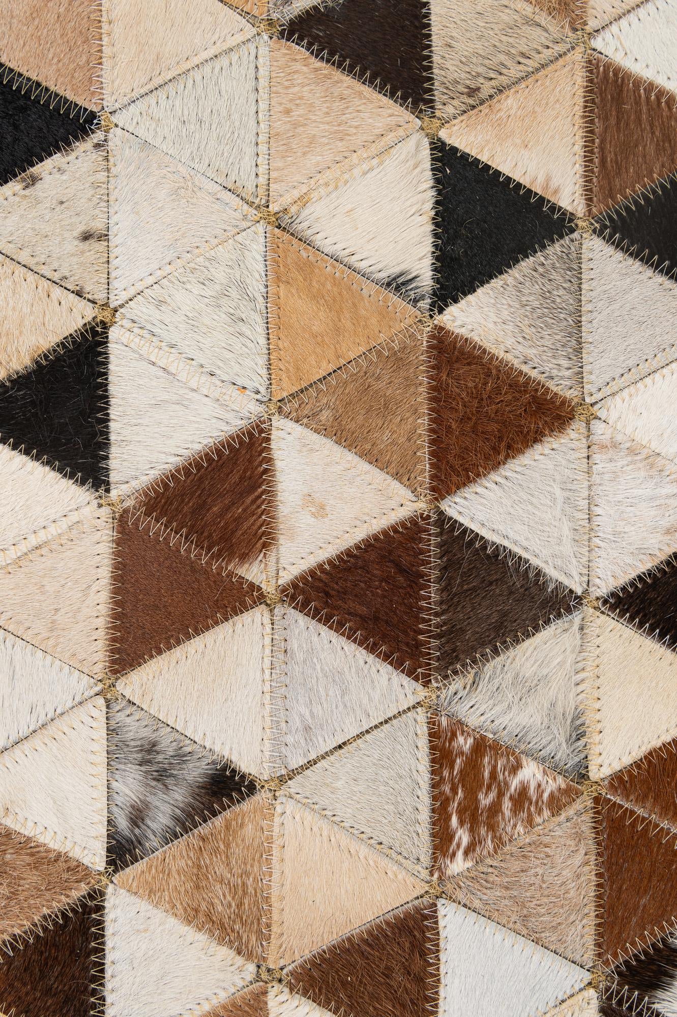 5' 1 x 7' 11 Cowhide - Patchwork Rug