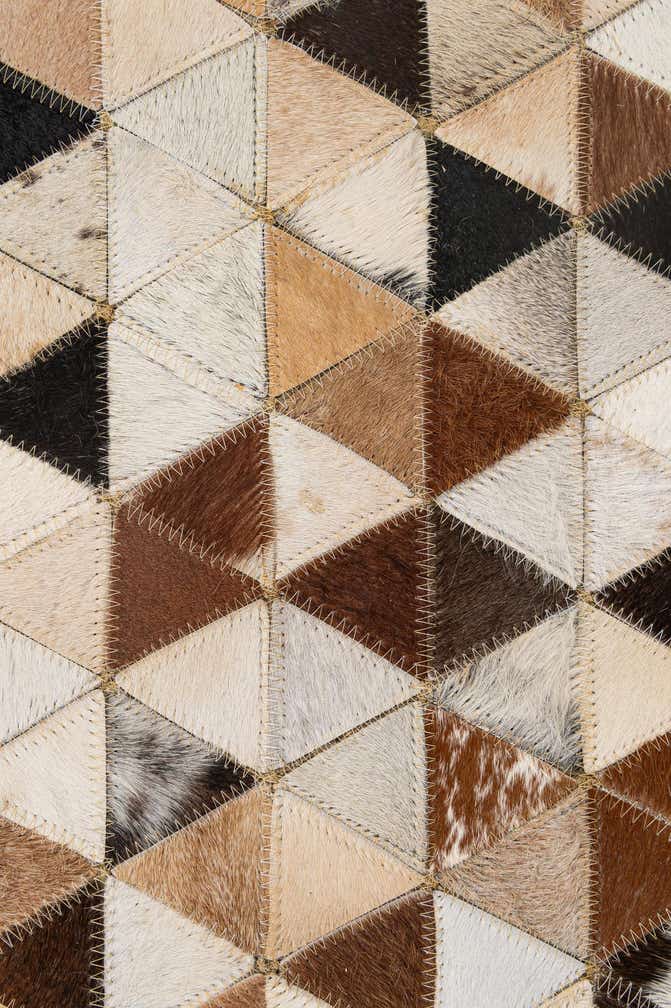 5' 1 x 7' 11 Cowhide - Patchwork Rug
