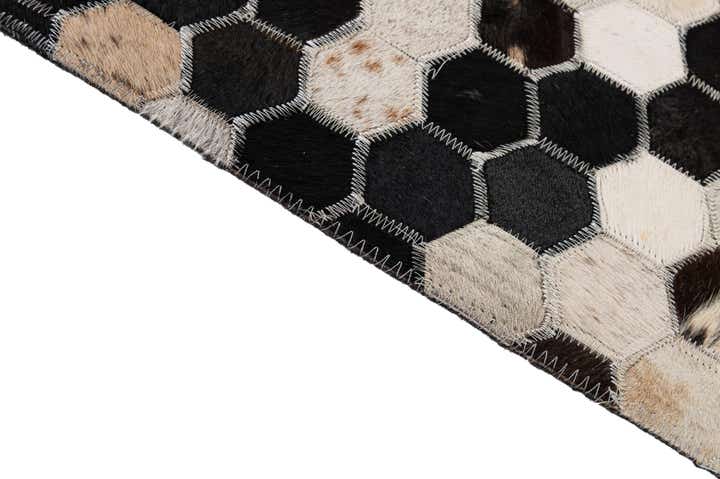 5' 1 x 8' 1 Cowhide - Patchwork Rug