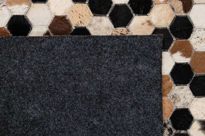 5' 1 x 8' 1 Cowhide - Patchwork Rug