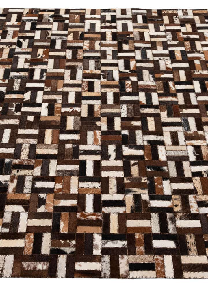 4' 11 x 7' 11 Cowhide - Patchwork Rug