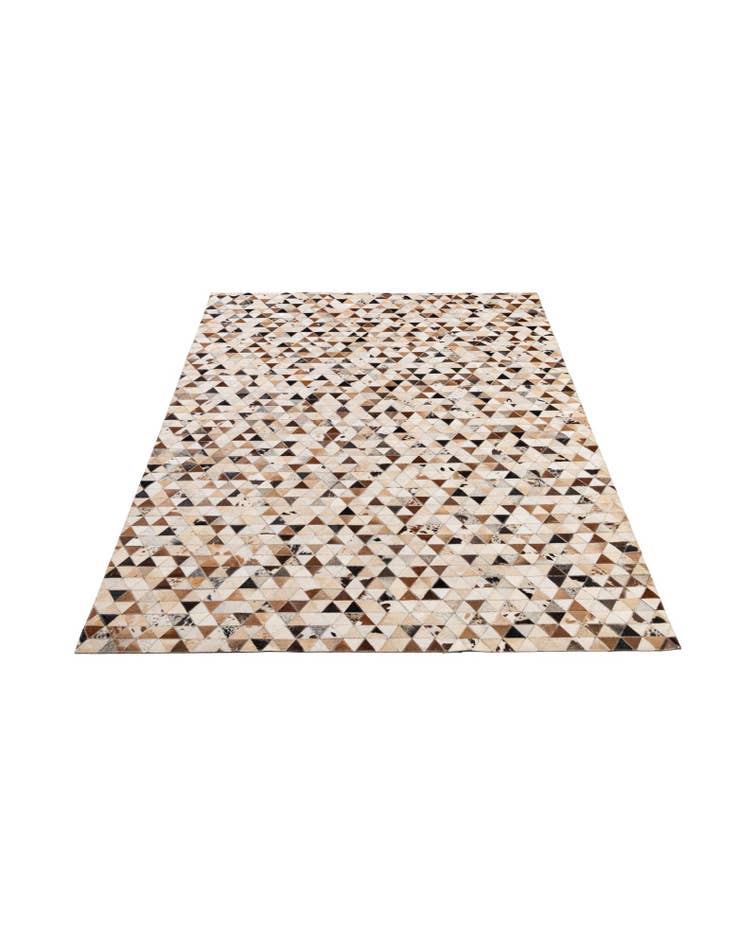Detail image of 5' 1 x 7' 11 Cowhide - Patchwork Rug